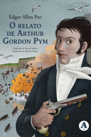 Portada do libro "O relato Arthur Gordon Pym" de Edgar Allan Poe
