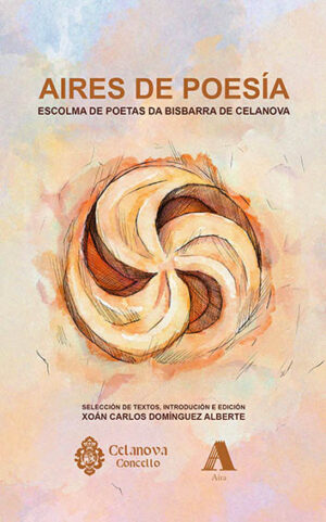 Portada do libro "Aires de poesía" - Xoán Carlos Rodríguez Alberte - Aira editorial